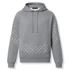 Louis Vuitton LV Monogram Circle Cut Grey Hoodie