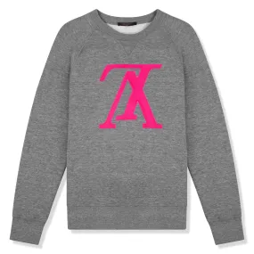 Louis Vuitton LV Upside Down Grey Pink Sweatshirt