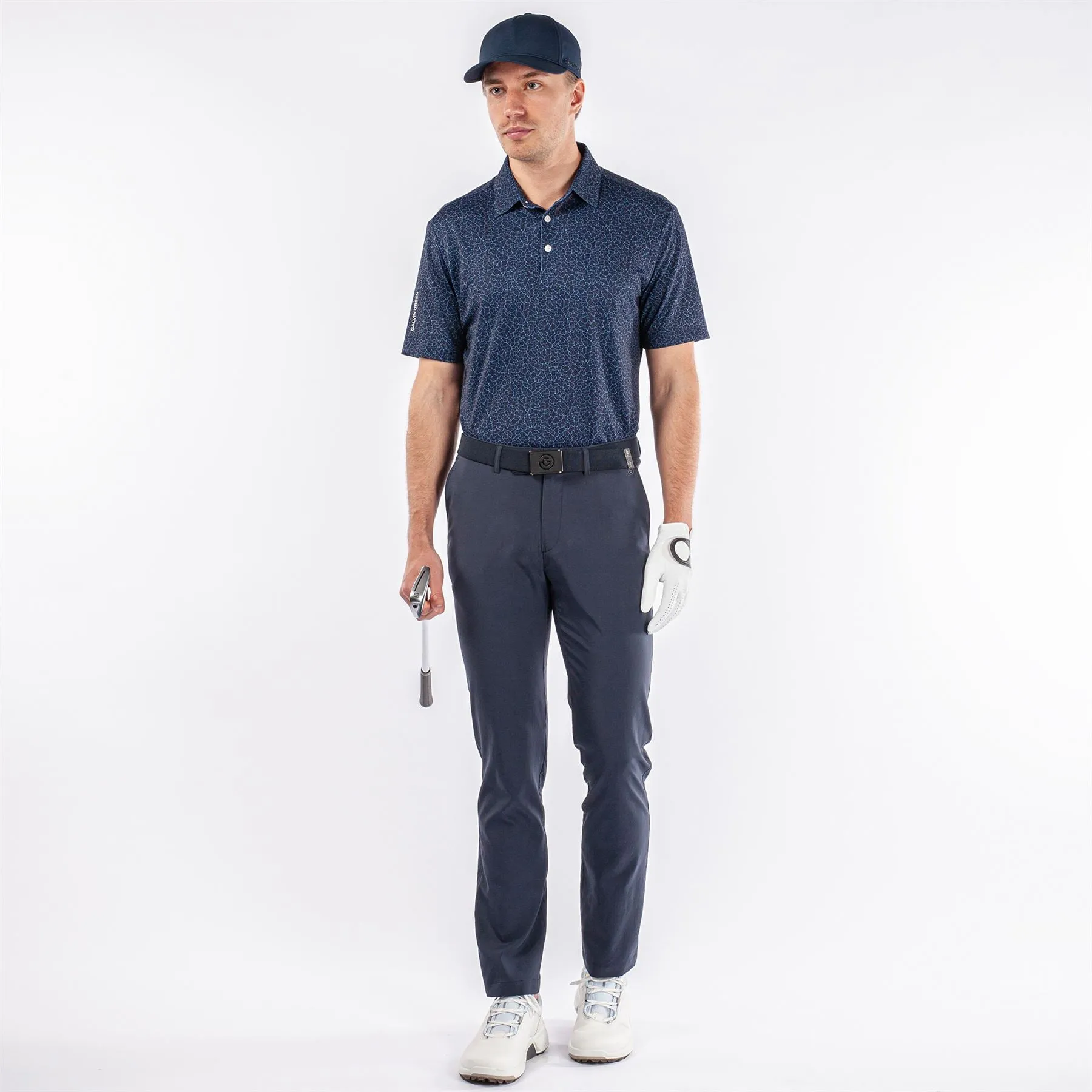 Mani Ventil8  Breathable Regular Fit Polo Navy - 2024