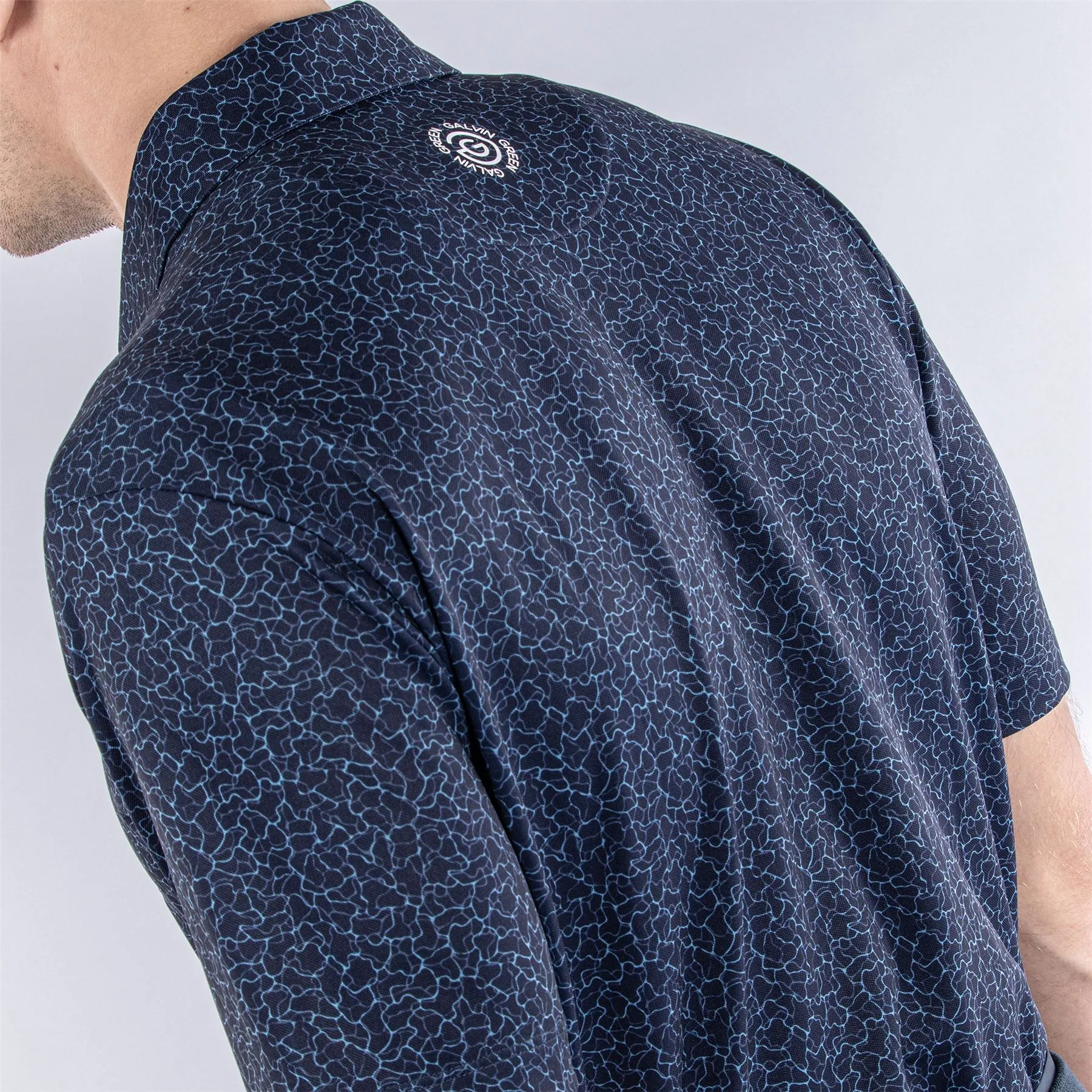 Mani Ventil8  Breathable Regular Fit Polo Navy - 2024