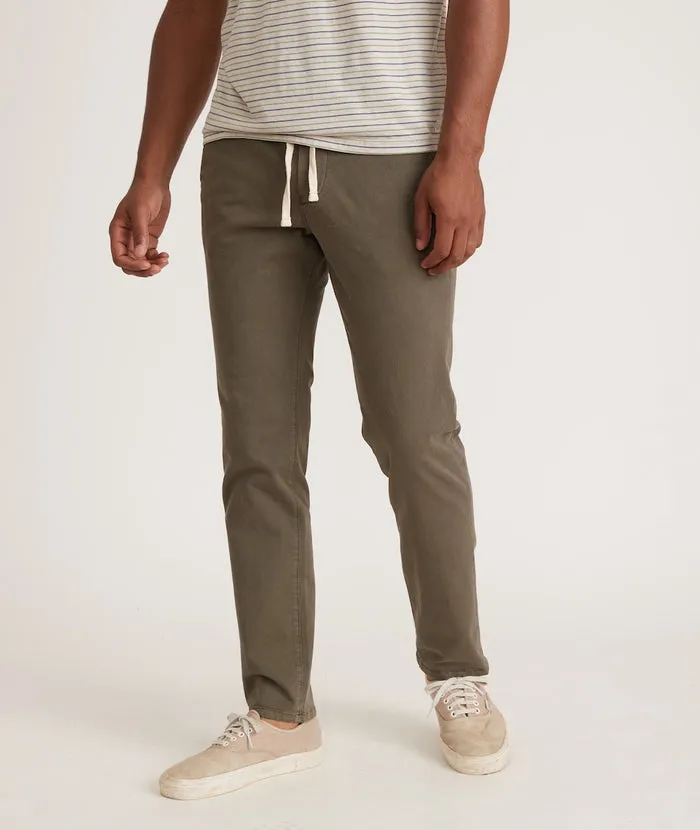 Marine Layer Saturday Pant - Slim Fit-olive night