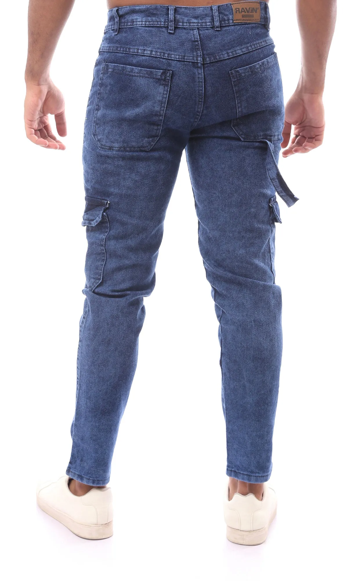 O173896 Solid Classic All Seasons Blue Jeans