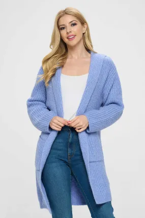 Perfect Blue Shrug Design Hoodie Pullover