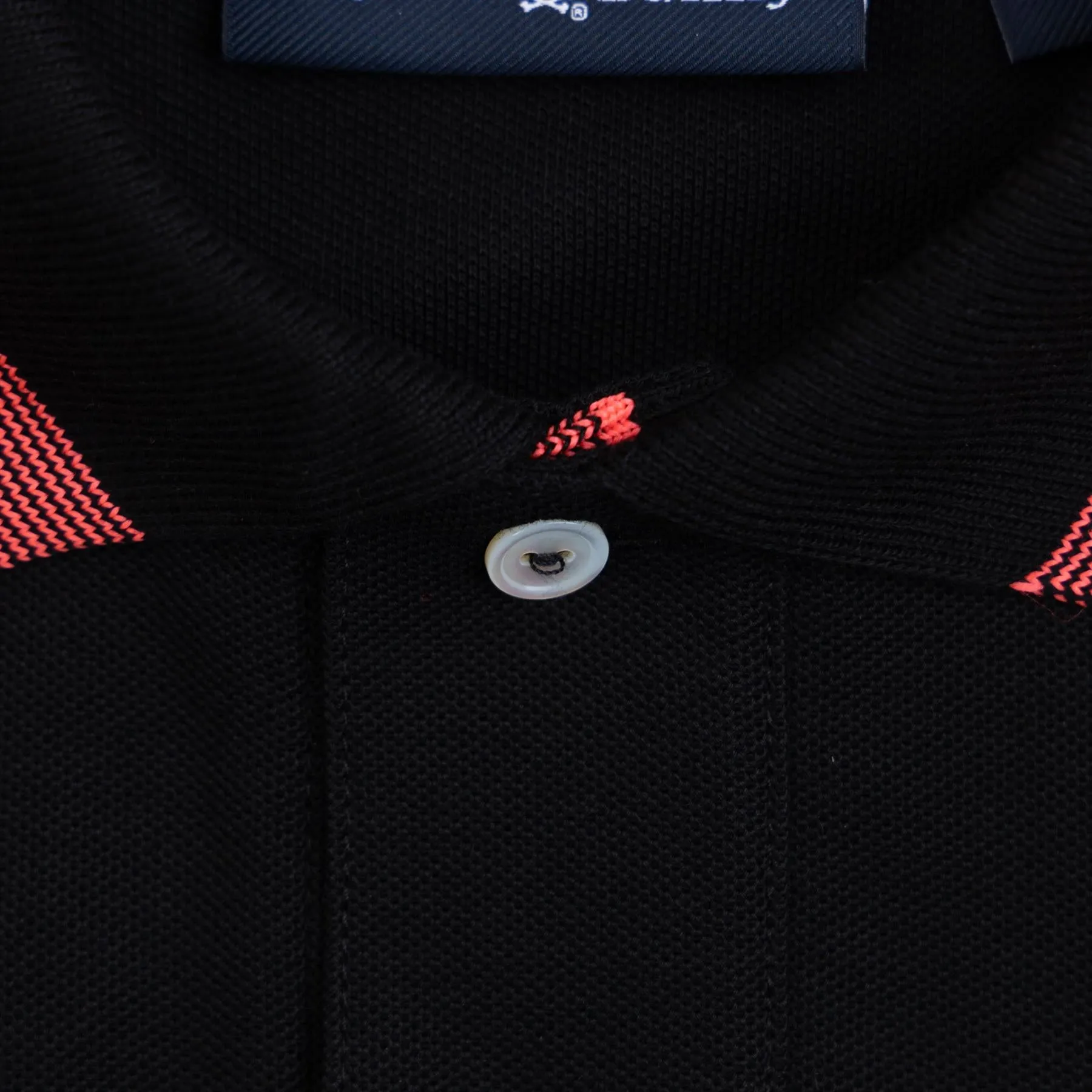 Queensbury Pique Polo Black - SS24