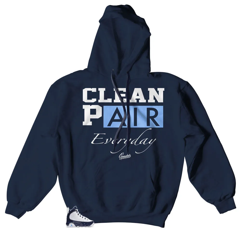 Retro 9 University Blue All Star Hoody - Everyday - Navy