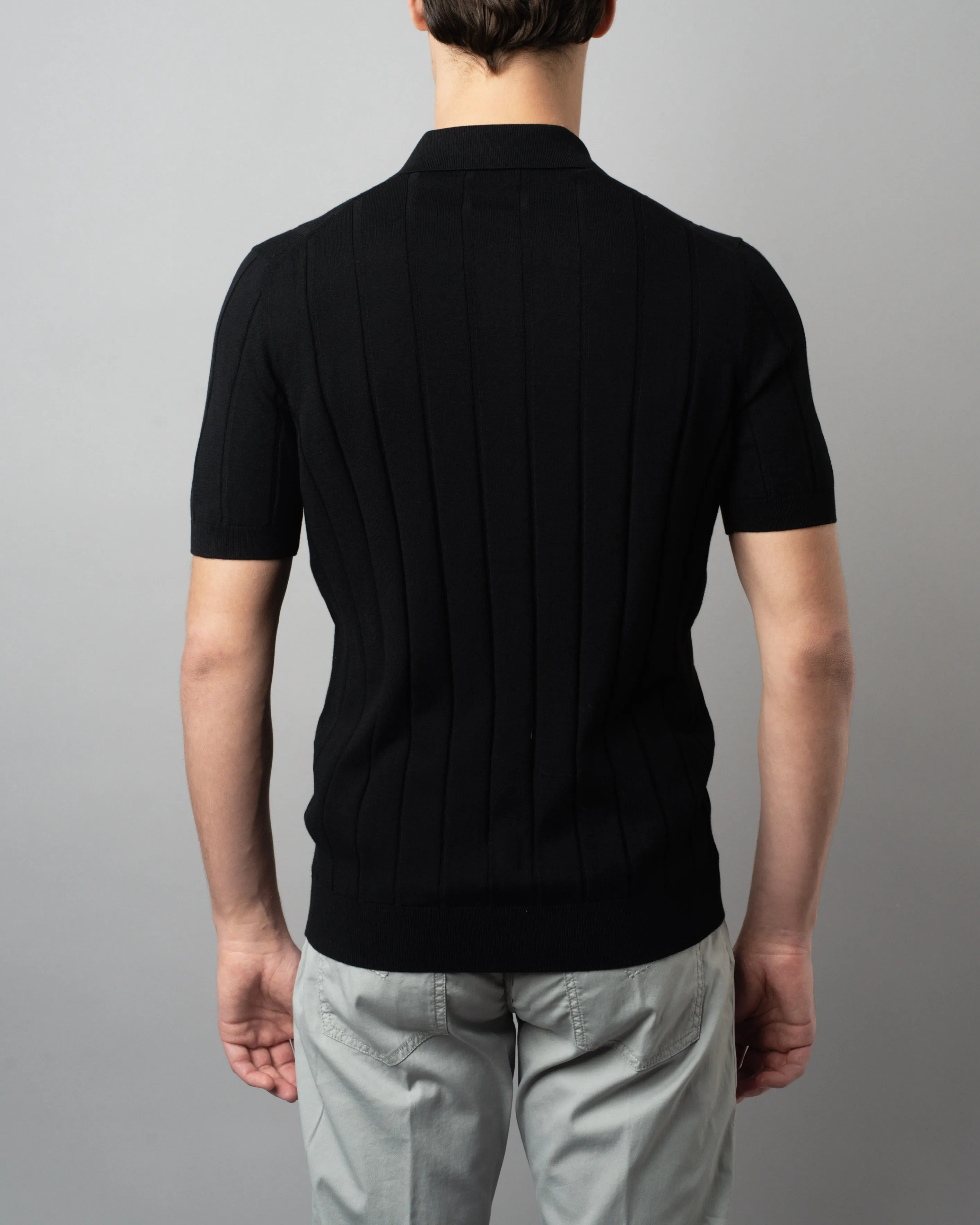 Ribbed Knit Shirt