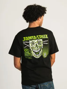 SANTA CRUZ TOXIC SKULL HVYWGHT T-SHIRT