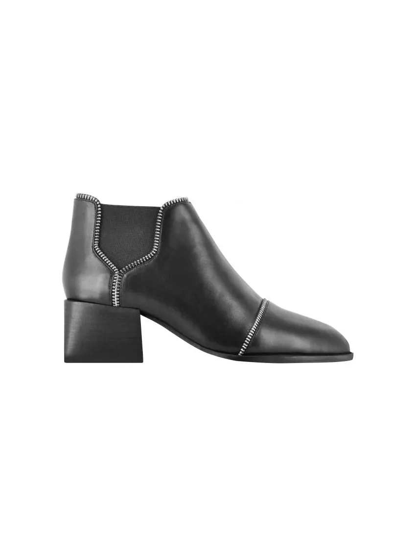 Senso Women's Mason II Leather Ankle Boot - EBONY