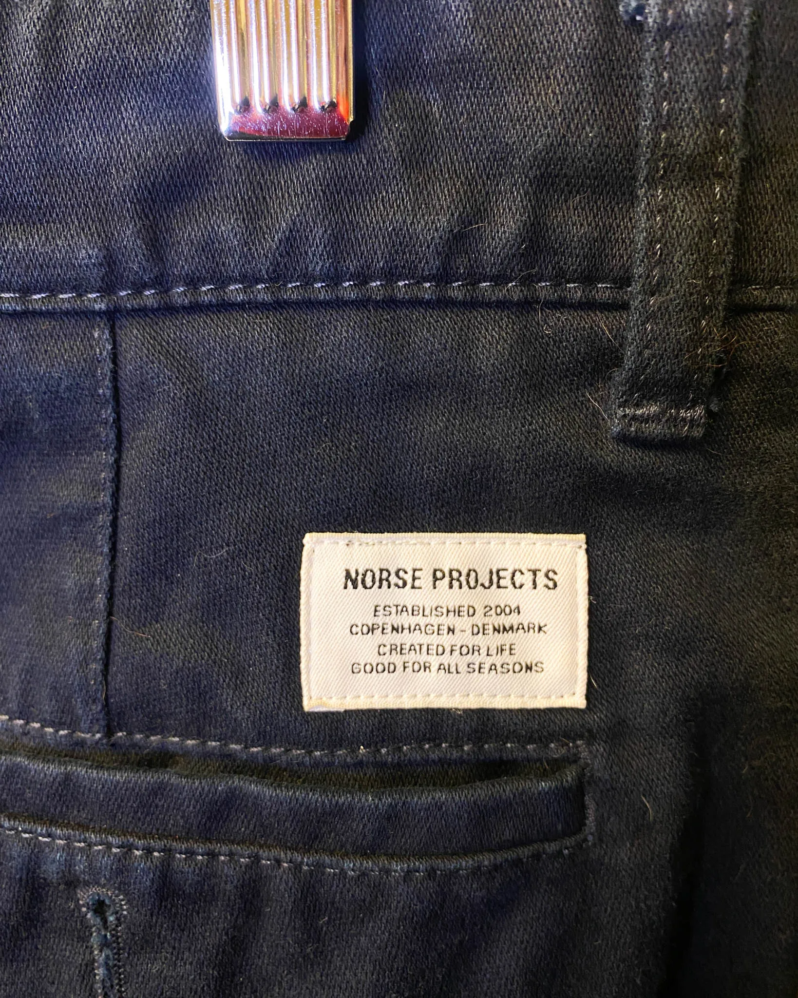 Size 32 - Norse Projects Navy Lukas Heavy Pants