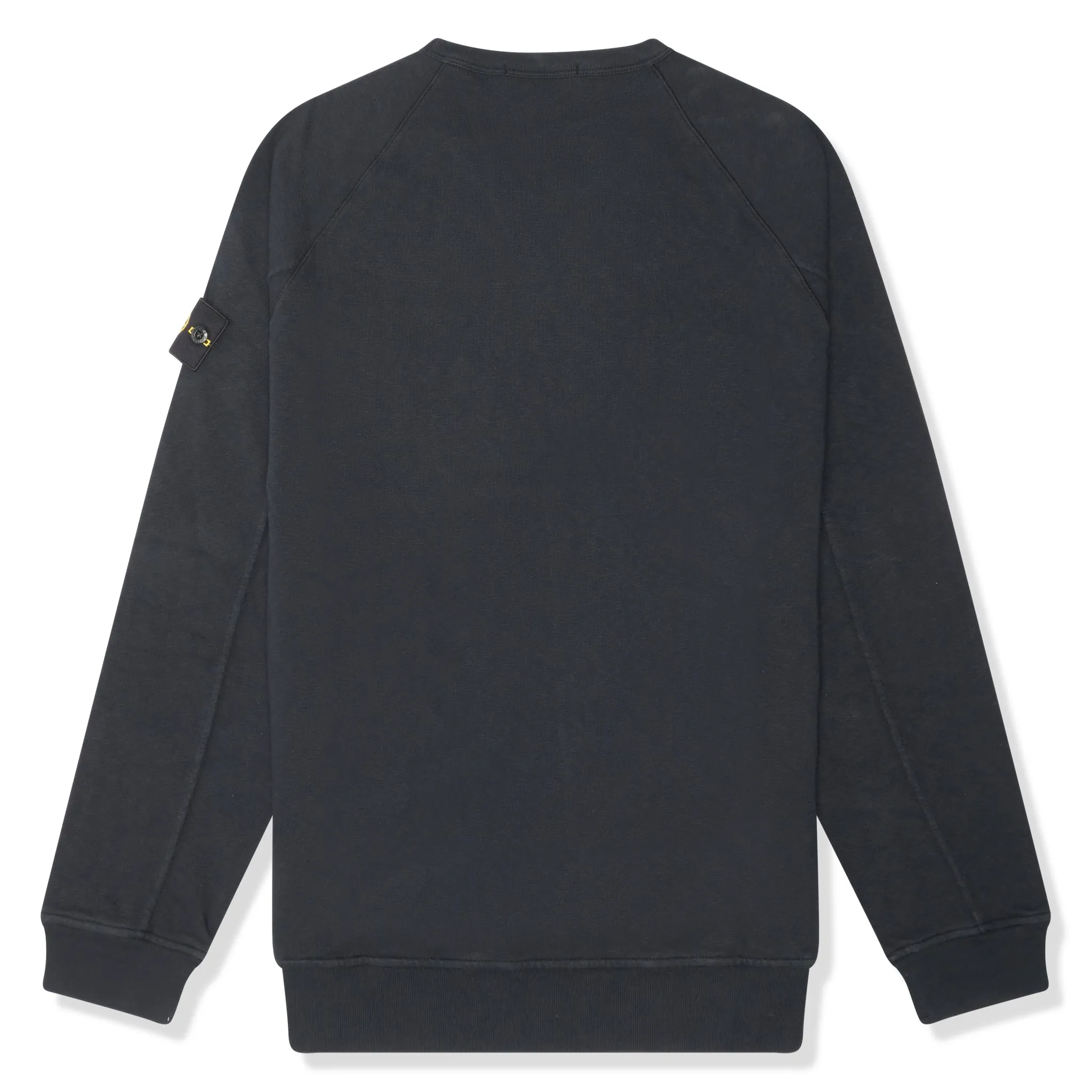 Stone Island Fleece Badge Sleeve Sweatshirt Navy