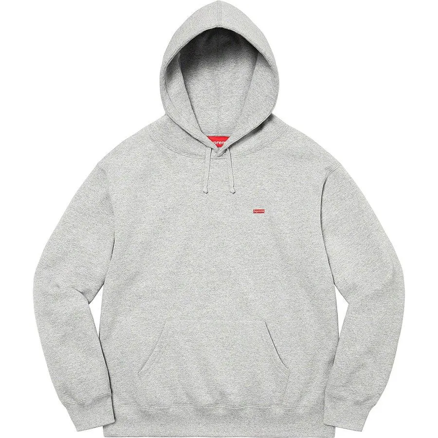 Supreme Enamel Small Box Hooded Sweatshirt (Grey)