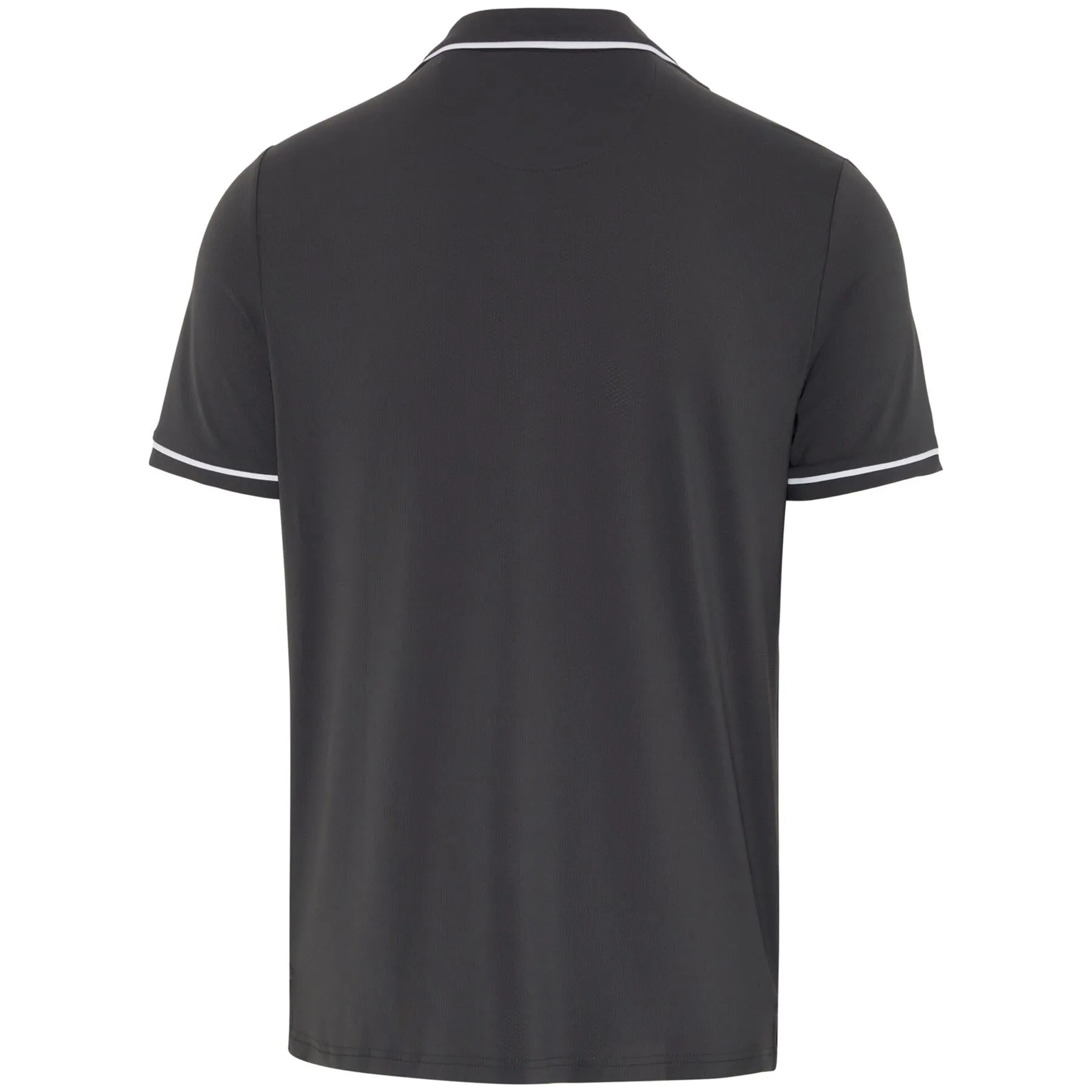 The Technical Earl Nylon Stretch Polo Asphalt Grey - SS24