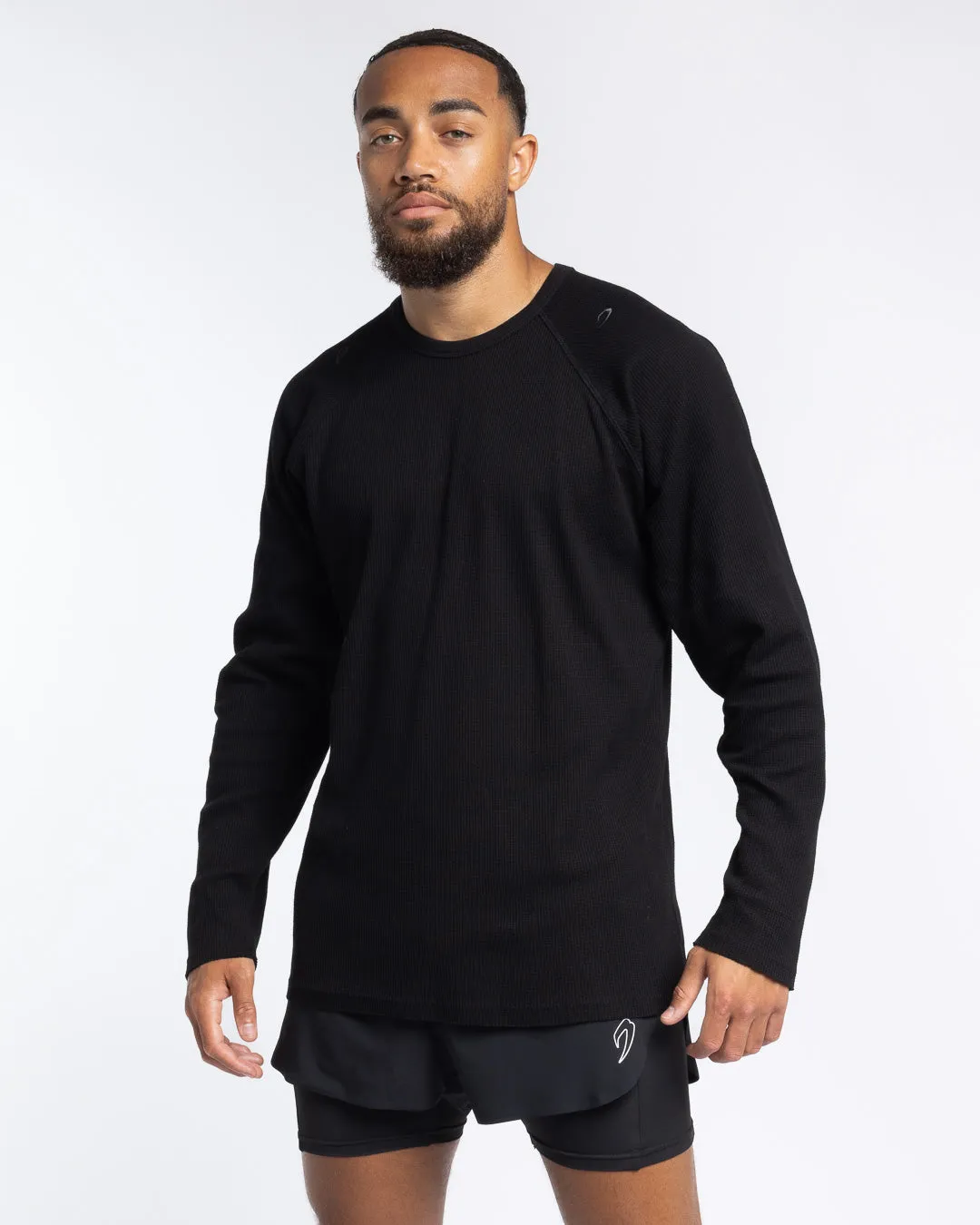 Tunero Raw Edge Crew - Black