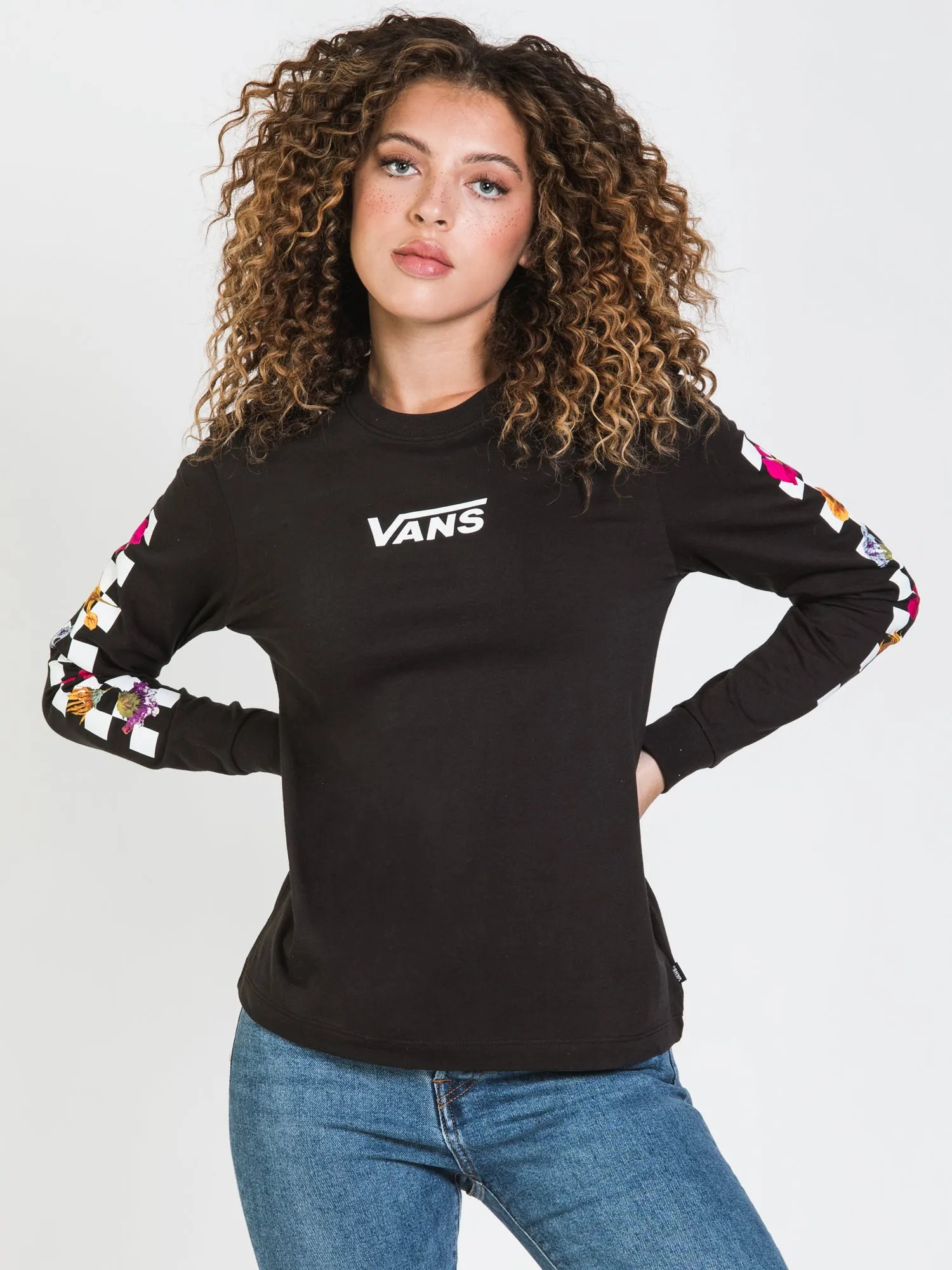 VANS SHNABBY LONG SLEEVE TEE  - CLEARANCE