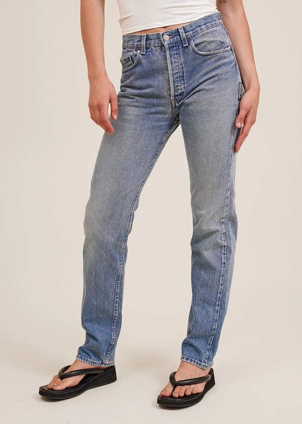 Vintage Back Eyelet Jeans