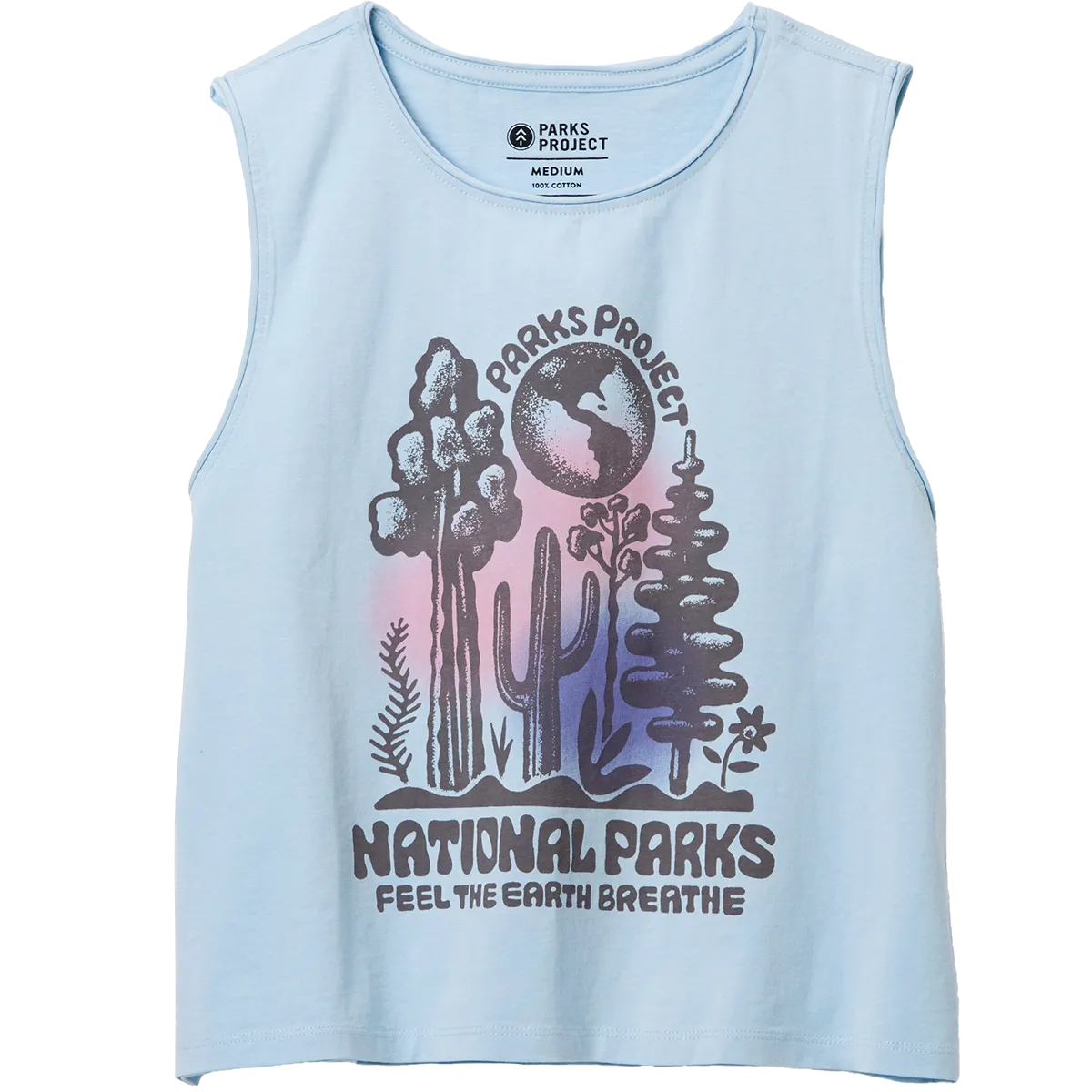 Women's Feel the Earth Breathe Stamped Tank