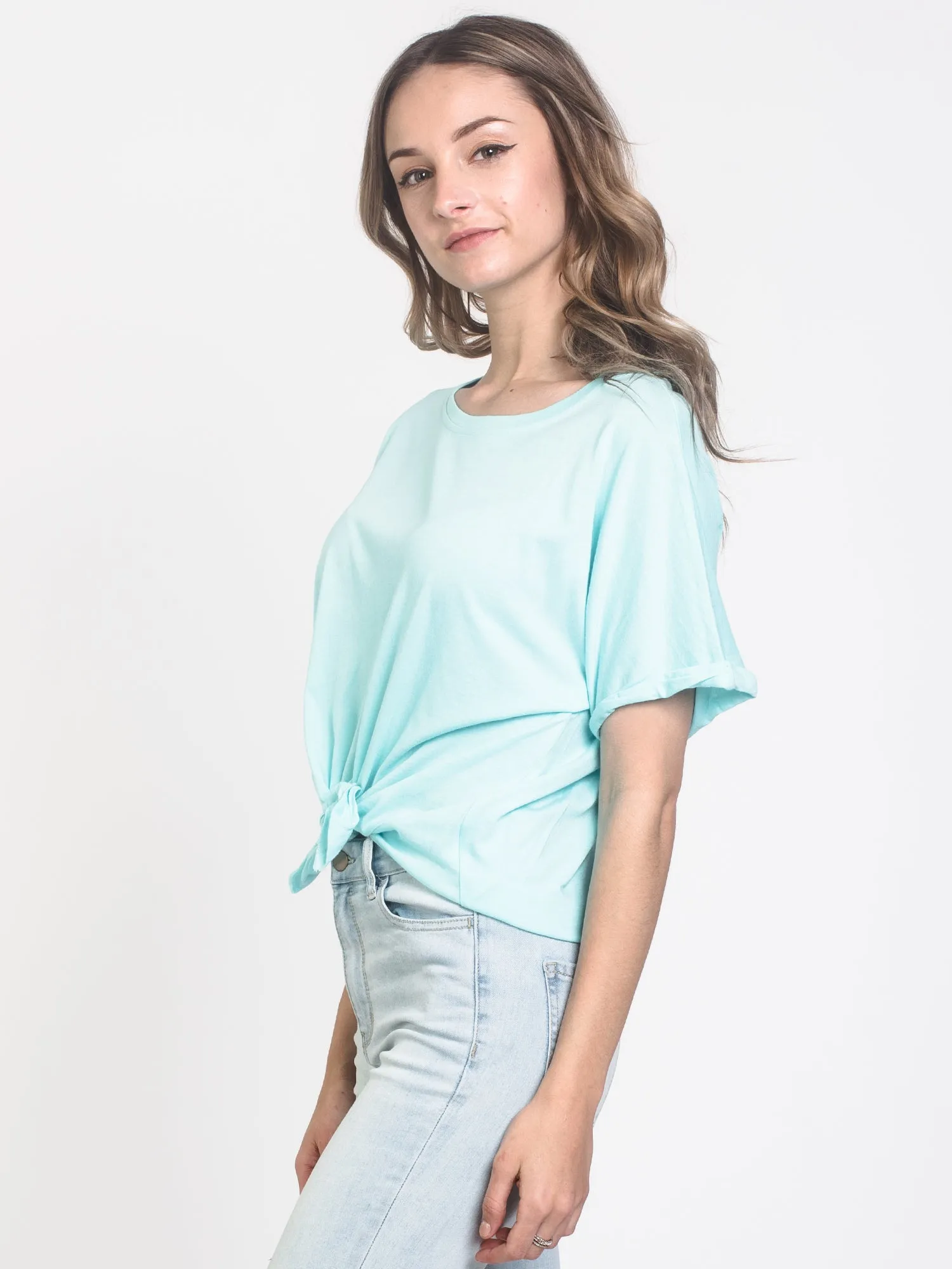 WOMENS LAYLA KNOTTED TEE - CLEARANCE