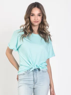 WOMENS LAYLA KNOTTED TEE - CLEARANCE