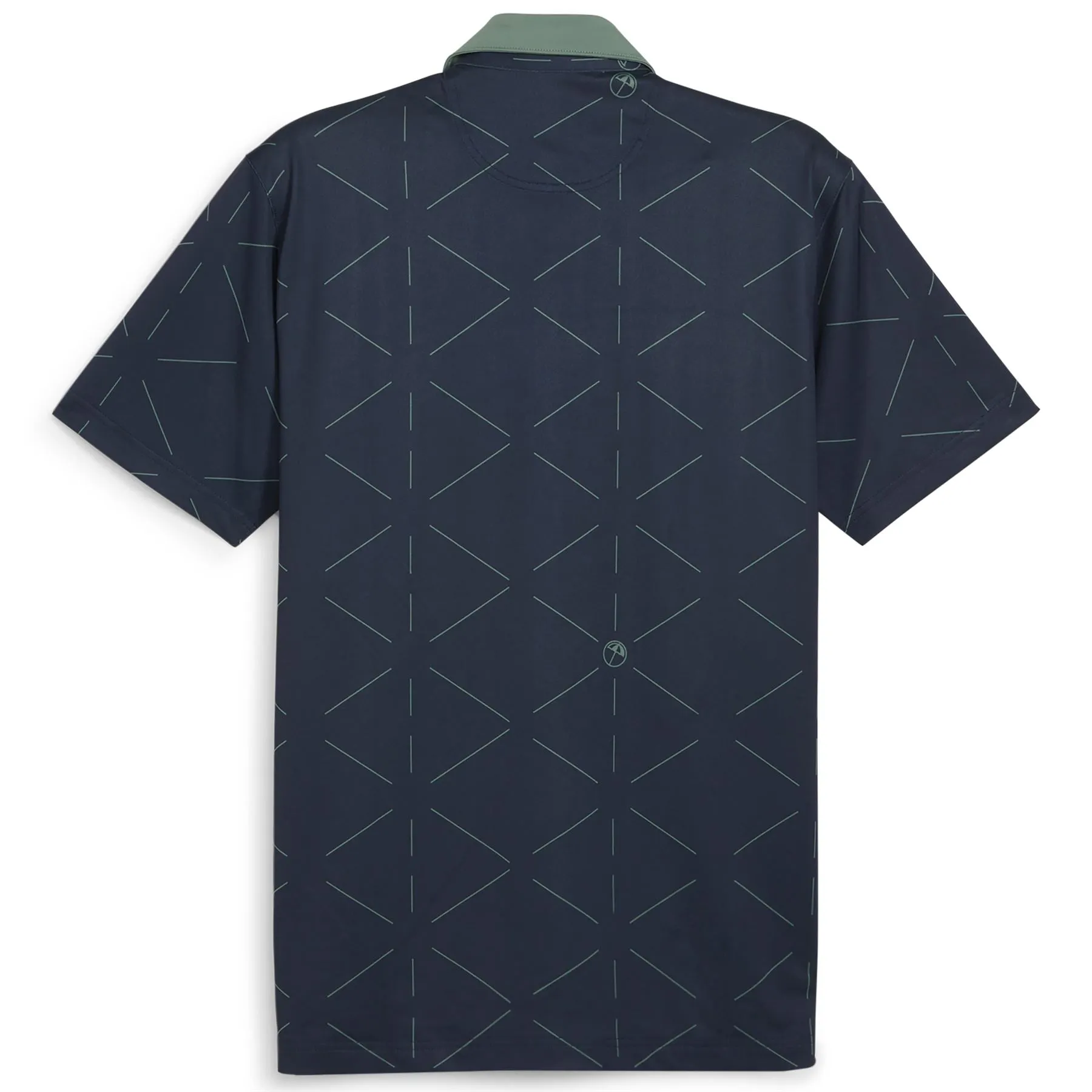 x AP Geo Print Polo Deep Navy - SS24